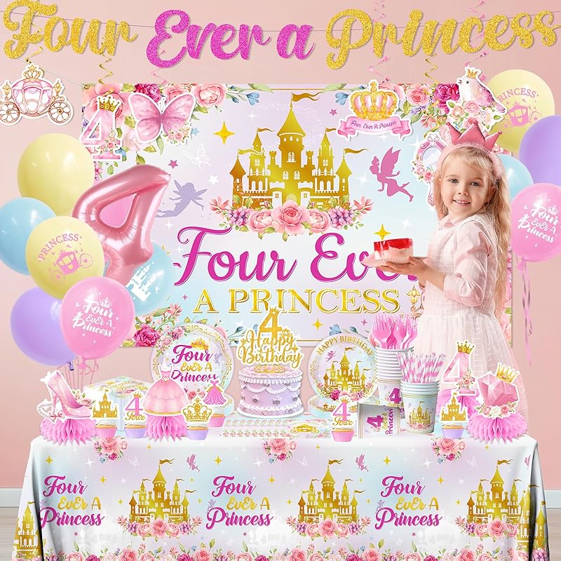 The Best Four Ever A Princess Birthday Guide(click here 4 products)