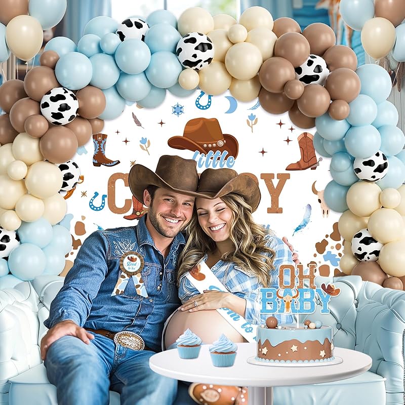 The Best A Little Cowboy On The Way Themed Baby shower Guide(click here 4 products)