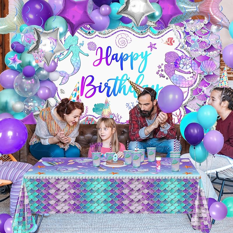 The Best Mermaid Under The Sea Theme Birthday Guide(click here 4 products)